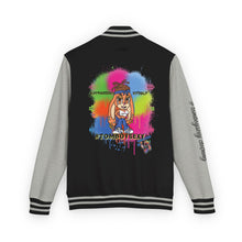 Unisex Heavyweight Letterman Jacket with Colorful Character Design, Casual Outerwear for Teens, Trendy Gift for Fashion Lovers, [...]