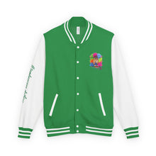 Unisex Heavyweight Letterman Jacket with Colorful Character Design, Casual Outerwear for Teens, Trendy Gift for Fashion Lovers, [...]