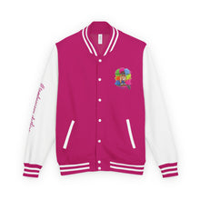 Unisex Heavyweight Letterman Jacket with Colorful Character Design, Casual Outerwear for Teens, Trendy Gift for Fashion Lovers, [...]