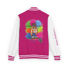 Unisex Heavyweight Letterman Jacket with Colorful Character Design, Casual Outerwear for Teens, Trendy Gift for Fashion Lovers, [...]