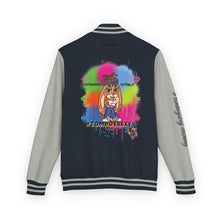 Unisex Heavyweight Letterman Jacket with Colorful Character Design, Casual Outerwear for Teens, Trendy Gift for Fashion Lovers, [...]
