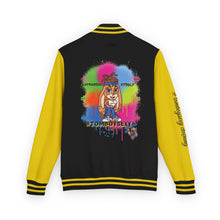 Unisex Heavyweight Letterman Jacket with Colorful Character Design, Casual Outerwear for Teens, Trendy Gift for Fashion Lovers, [...]
