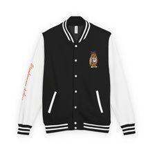 Unisex Heavyweight Letterman Jacket with Colorful Character Design, Casual Outerwear for Teens, Trendy Gift for Fashion Lovers, [...]