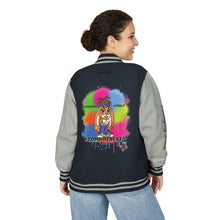 Unisex Heavyweight Letterman Jacket with Colorful Character Design, Casual Outerwear for Teens, Trendy Gift for Fashion Lovers, [...]