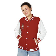 Unisex Heavyweight Letterman Jacket with Colorful Character Design, Casual Outerwear for Teens, Trendy Gift for Fashion Lovers, [...]