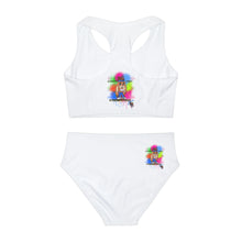 Girls Two Piece Swimsuit (AOP)
