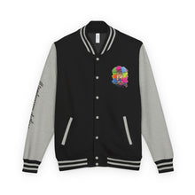 Unisex Heavyweight Letterman Jacket with Colorful Character Design, Casual Outerwear for Teens, Trendy Gift for Fashion Lovers, [...]
