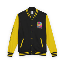 Unisex Heavyweight Letterman Jacket with Colorful Character Design, Casual Outerwear for Teens, Trendy Gift for Fashion Lovers, [...]