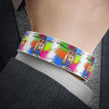 Faux Leather Wristband