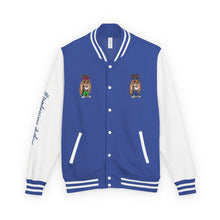 Unisex Heavyweight Letterman Jacket with Colorful Character Design, Casual Outerwear for Teens, Trendy Gift for Fashion Lovers, [...]