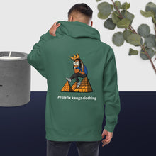 Unisex fleece zip up hoodie