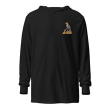 Hooded long-sleeve tee