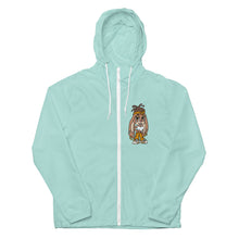 Unisex lightweight zip up windbreaker