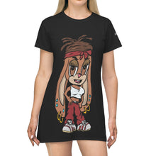 All Over Print T-Shirt Dress