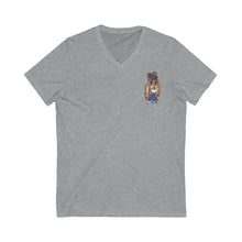 Unisex Jersey Short Sleeve V-Neck Tee