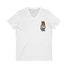 Unisex Jersey Short Sleeve V-Neck Tee
