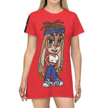 All Over Print T-Shirt Dress