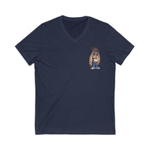 Unisex Jersey Short Sleeve V-Neck Tee