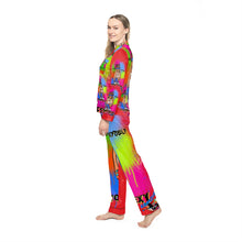 Women's Satin Pajamas (AOP)