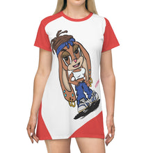 AOP T-shirt Dress