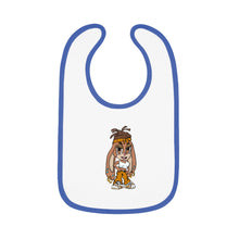 Baby Contrast Trim Jersey Bib