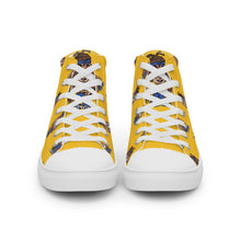 Men’s high top canvas shoes