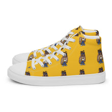 Men’s high top canvas shoes