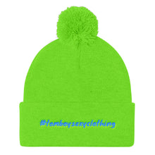Pom Pom Knit Cap