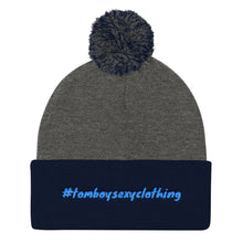 Pom Pom Knit Cap