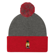 Pom Pom Knit Cap