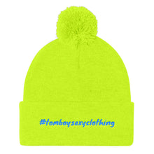 Pom Pom Knit Cap