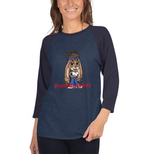 3/4 sleeve raglan shirt