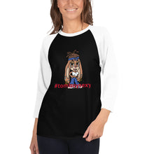 3/4 sleeve raglan shirt