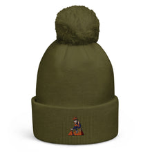 Pom pom beanie