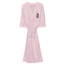 Satin robe