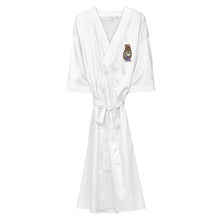 Satin robe