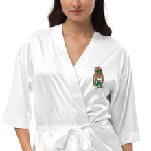 Satin robe