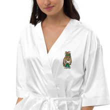 Satin robe