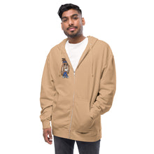 Unisex fleece zip up hoodie