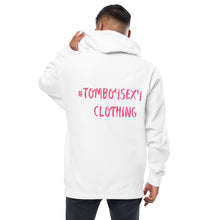 Unisex fleece zip up hoodie