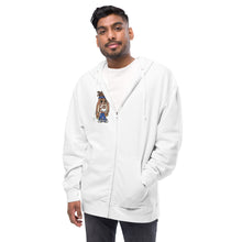 Unisex fleece zip up hoodie