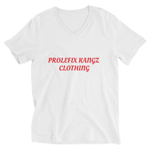 Unisex Short Sleeve V-Neck T-Shirt