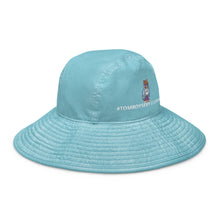 Wide brim bucket hat
